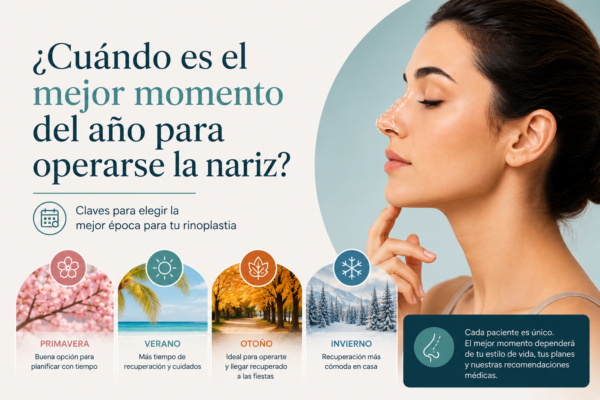 ¿Cuándo es el mejor momento del año para operarse la nariz?